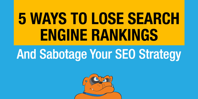 lose search engine rankings
