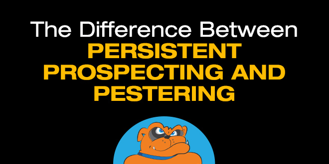 persistent prospecting in business