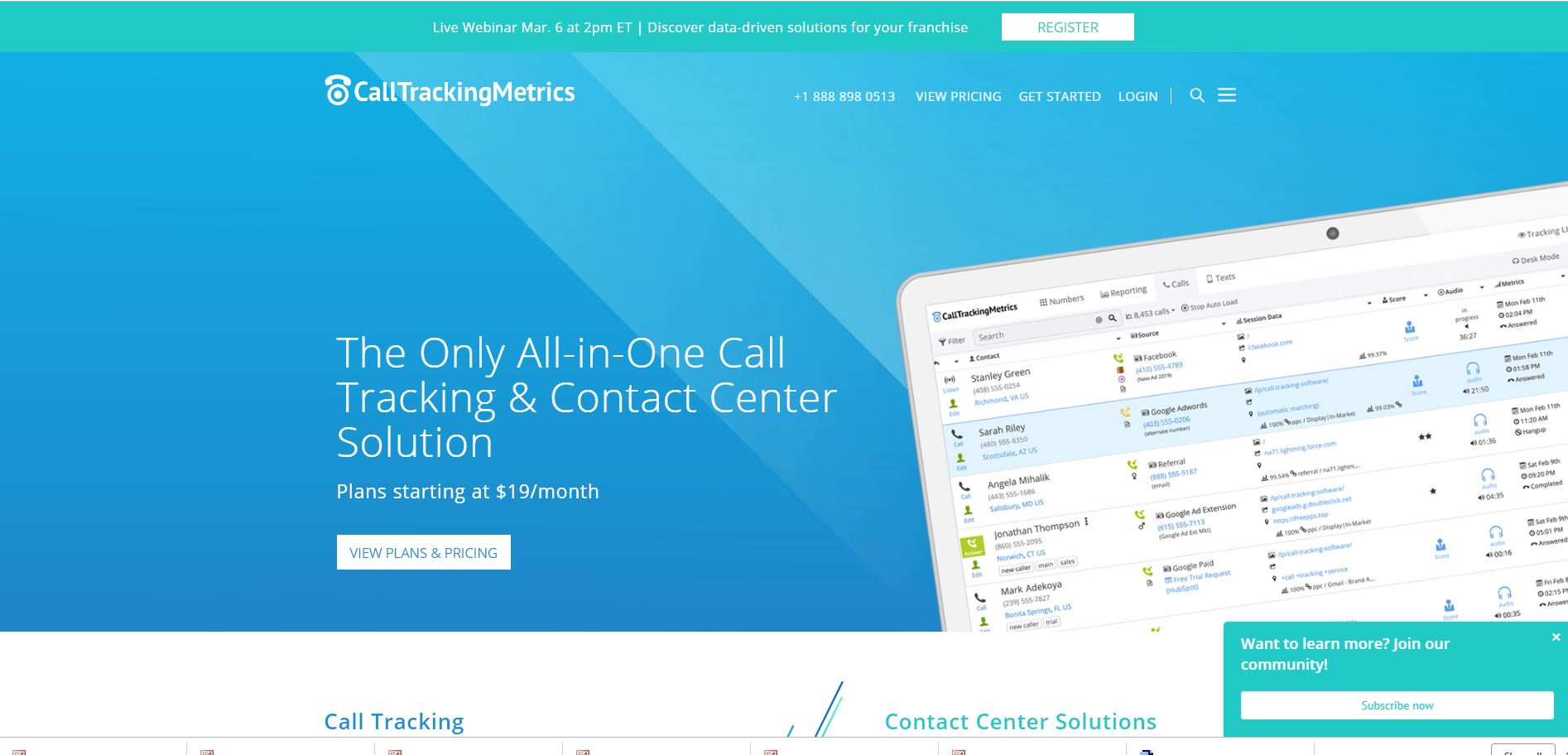 Call Tracking Metrics Website Online Visibility Pros