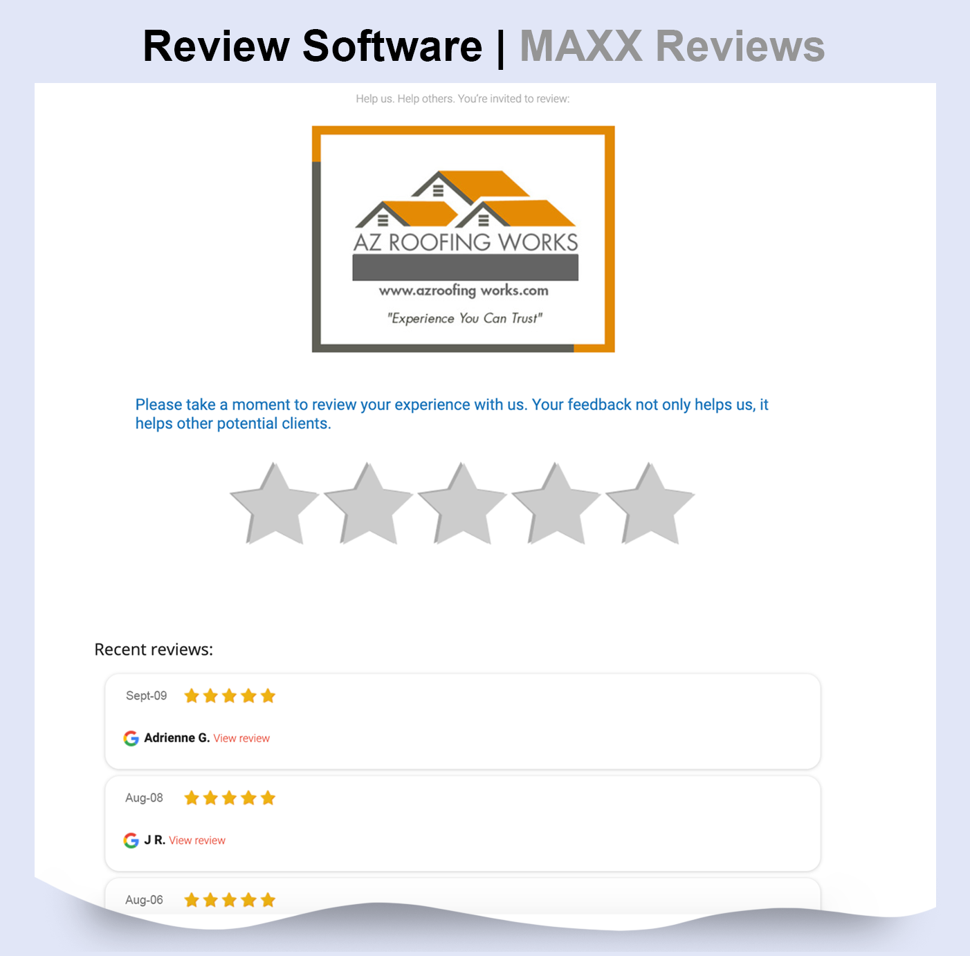 Maxxreview software