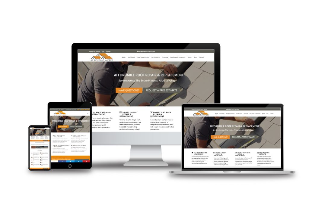 roofing company website