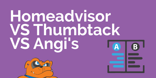 homeadvisor vs thumbtack vs angis lead generation